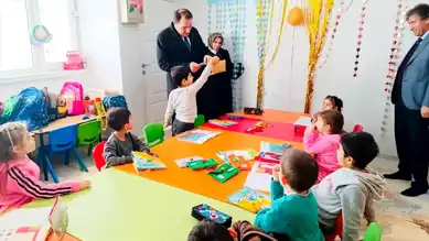 Baskil Kaymakamı Kuran Kursunda Çocuklarla Buluştu