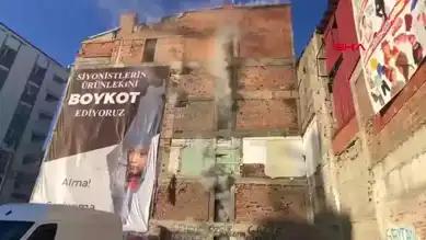 Elazığ'da Bodrum Katı Yandı!