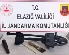 Elazığ'da Kaçak Kazı Operasyonu: 2 Gözaltı