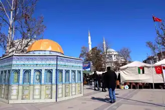 Elazığ'da Gazze'ye Kubbetüs Sahra Desteği