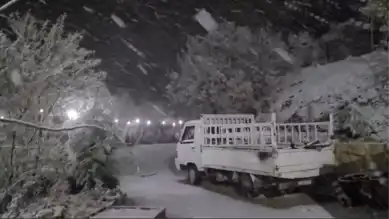 Doğu Anadolu'da Mevsimin İlk Karı