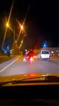 Elazığ'da Motosiklet Yardımı Tehlike Yarattı