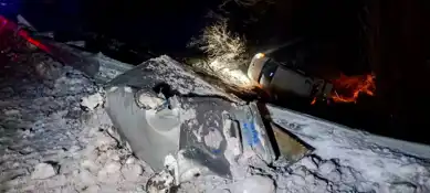Elazığ'da Şarampole Yuvarlanan Araç: 1 Ölü, 1 Yaralı