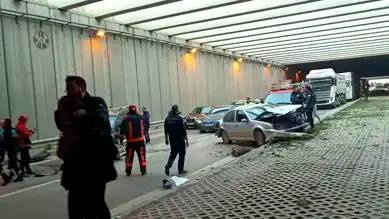 Malatya'da 4 Araçlık Kazada 7 Yaralı