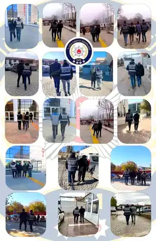 Elazığ'da 105 Hapis Cezası Aralığı Şüpheli Yakalandı