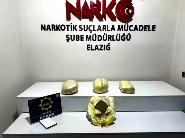 Elazığ'da 7 Kilo Esrar Operasyonu!