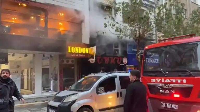 Dönerci Dükkanında Yangın!