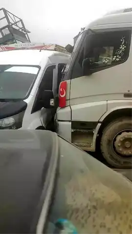 Elazığ'da Freni Boşalan Kamyon 3 Araca Çarptı