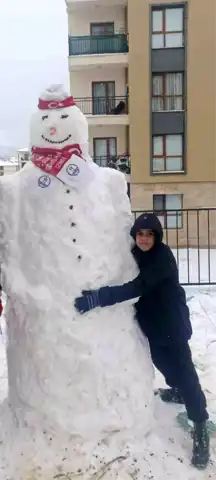 Doğu Anadolu'da Kar Keyfi: Kardan Adam Şöleni!