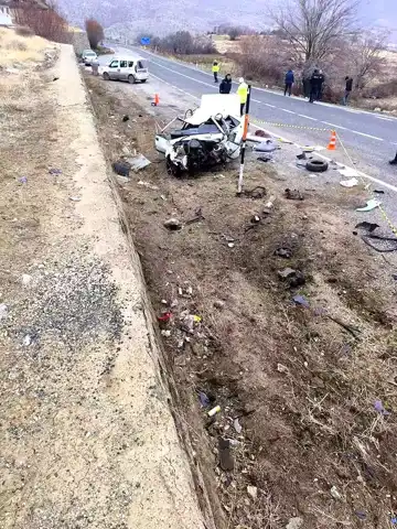Elazığ'da Trafik Kazası: 1 Ölü, 1 Yaralı