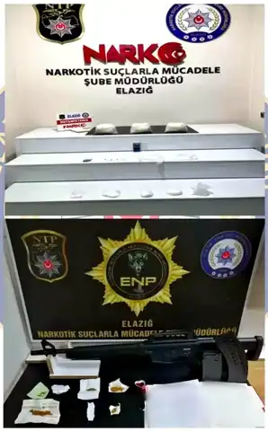 Elazığ'da 13 Gözaltı: 3 Kilo Metamfetamin Ele Geçirildi