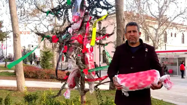 Elazığ'da Yılbaşı Protesto Edildi